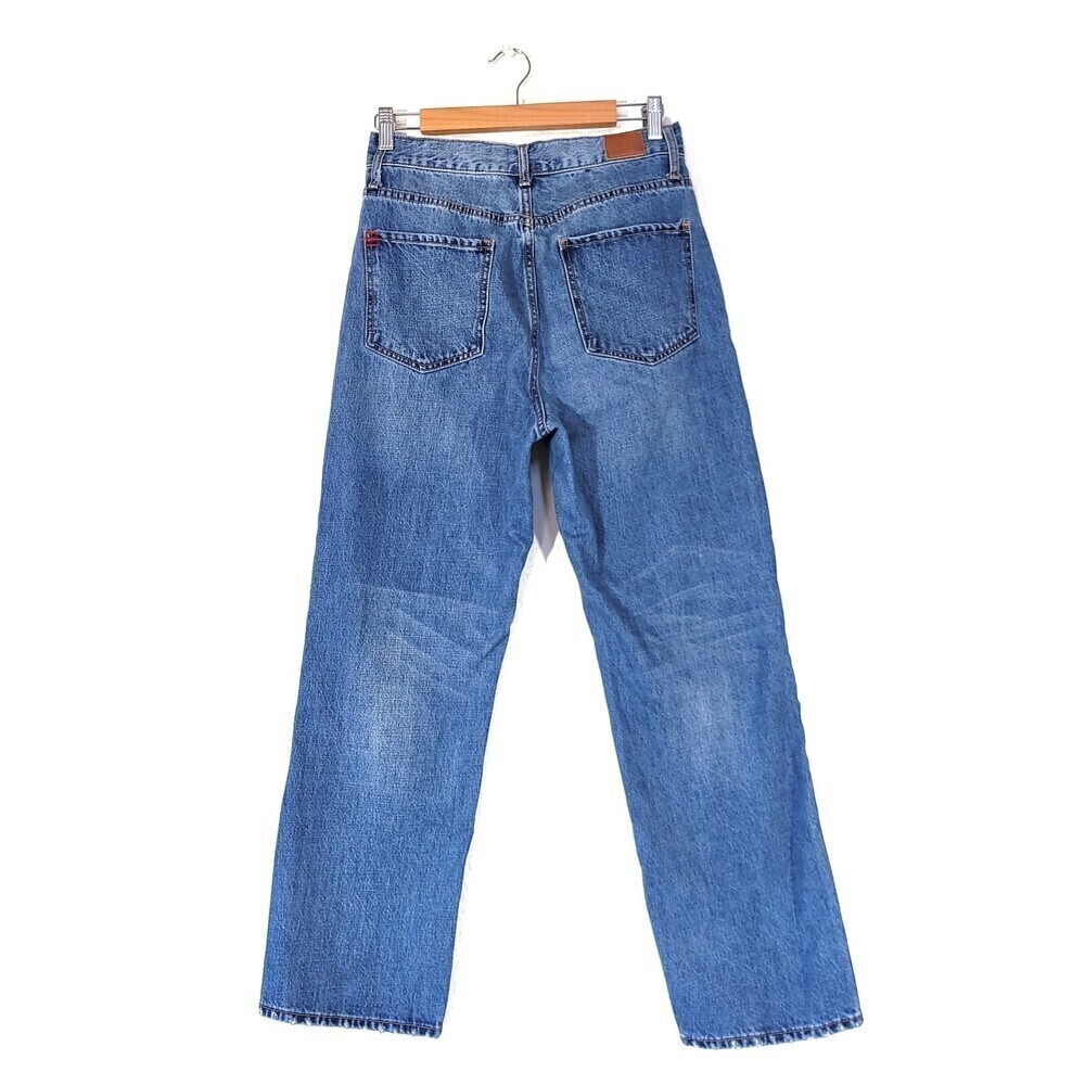 URBAN OUTFITTERS BDG High Rise Straight Cowboy Jean Denim Western Patchwork 29 - Picture 6 of 10